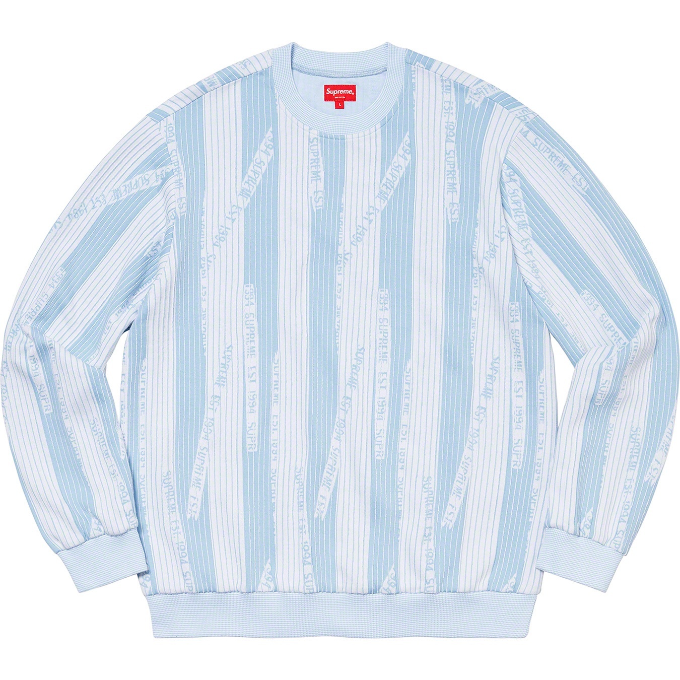 Textured Stripe Crewneck view 7